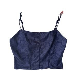 Y2K Victoria's Secret Cropped Corset Style Top - XS